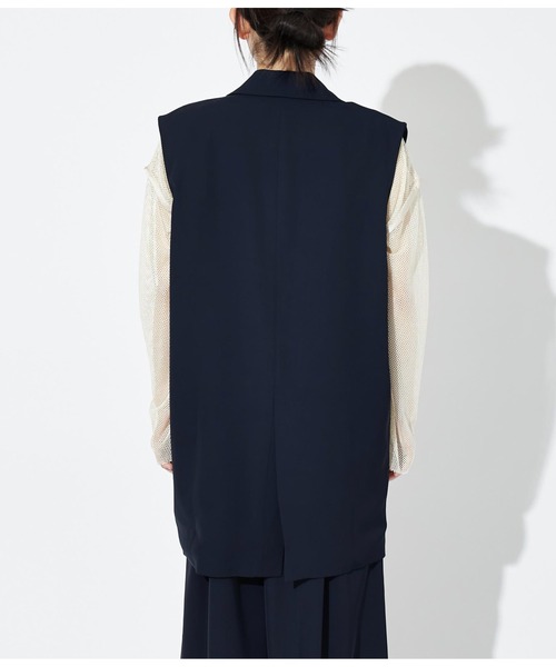 Settimissimo（セッティミッシモ）の「ダブルボタン テーラード ジレ ベスト（ベスト・レディース・ネイビー/グレー・M）」の18枚目の写真