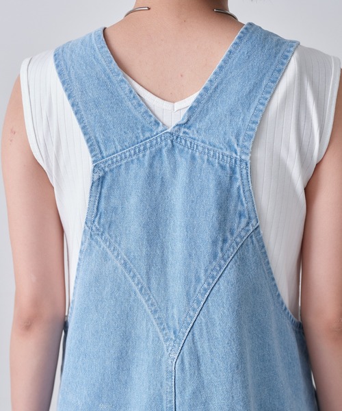 チャオパニックティピー　WILLOW デニムサロペット　ブルー WILLOW】デニムサロペット | CIAOPANIC TYPY(チャオパニック