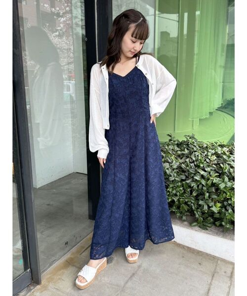 CALNAMUR（カルナムール）の「シアーラメビジューカーディガン（カーディガン/ボレロ・レディース・ブラック/ベージュ/ホワイト/ピンク・FREE）」の19枚目の写真