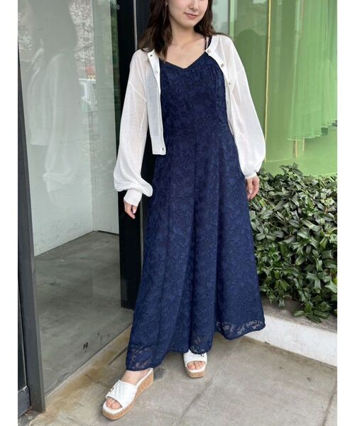 CALNAMUR（カルナムール）の「シアーラメビジューカーディガン（カーディガン/ボレロ・レディース・ブラック/ベージュ/ホワイト/ピンク・FREE）」の20枚目の写真