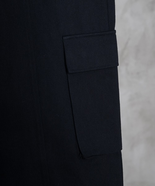 adree(アドリー)の「loose fit belt cotton cargo pants / ルーズフィットベルトコットンカーゴパンツ(カーゴパンツ・レディース・ブラック/ベージュ・SMALL/MEDIUM)」の9枚目の写真