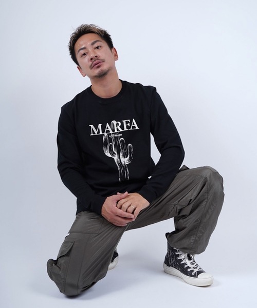 #Re:room(リルーム)の「マーファエンブロイダリーロングスリーブ(Tシャツ/カットソー・メンズ・ホワイト/ブラック・M-L/S-M)」の8枚目の写真