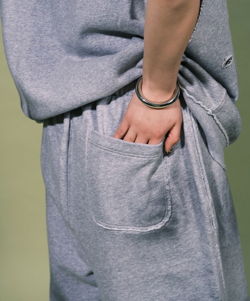 RePRODUCTION LABEL（リプロダクションレーベル）の「【ユニセックス】【RePRODUCTION LABEL / リプロダクションレーベル】ヴィンテージライク スウェットショーツ（スウェットパンツ・レディース・グレー/ブラック・FREE）」の15枚目の写真