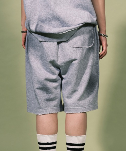 RePRODUCTION LABEL（リプロダクションレーベル）の「【ユニセックス】【RePRODUCTION LABEL / リプロダクションレーベル】ヴィンテージライク スウェットショーツ（スウェットパンツ・レディース・グレー/ブラック・FREE）」の11枚目の写真