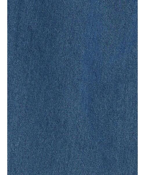 Samansa Mos2 blue（サマンサモスモスブルー）の「◎サイドフリンジデニムパンツ（デニムパンツ・レディース・ブルー/チャコールグレー/ネイビー・F）」の5枚目の写真