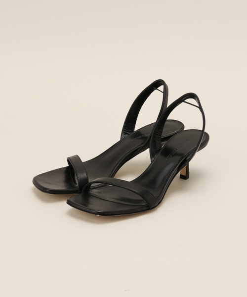 AP STUDIO(エーピーストゥディオ)の「【BRENTELLA/ブレンテッラ】4cm single strap sandal(サンダル・レディース・ブラック・38.5/35.5)」の6枚目の写真