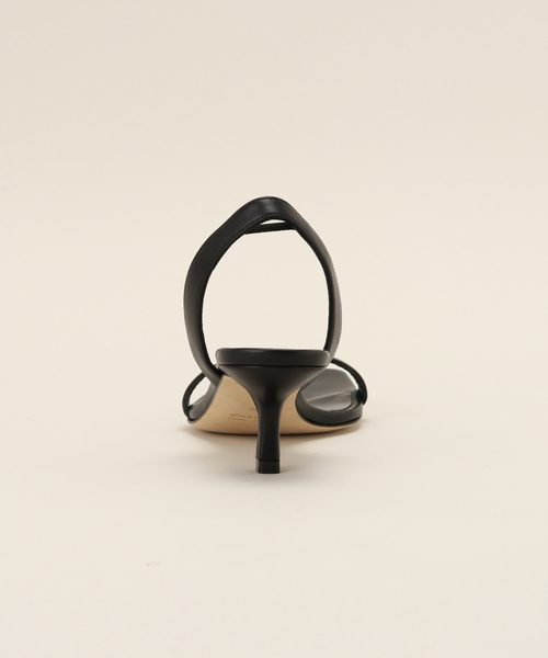 AP STUDIO(エーピーストゥディオ)の「【BRENTELLA/ブレンテッラ】4cm single strap sandal(サンダル・レディース・ブラック・38.5/35.5)」の8枚目の写真