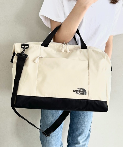 THE NORTH FACE(ザノースフェイス)の「THE NORTH FACE(ザ・ノースフェイス)/軽量 ボストンバッグ トラベルバッグ ダッフルバッグ ビッグサイズ 大きいサイズ 大容量/LIGHT DUFFLE BAG(ボストンバッグ・メンズ・クリーム/ブラック・FREE)」の3枚目の写真