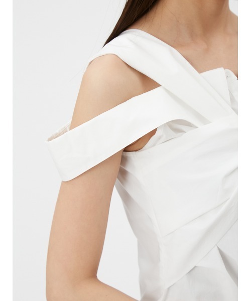 FRAY I.D（フレイアイディー）の「ノットデザインシャツブラウス