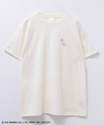 Sanrio characters サンリオキャラクターワンポイント刺繍Ｔシャツ