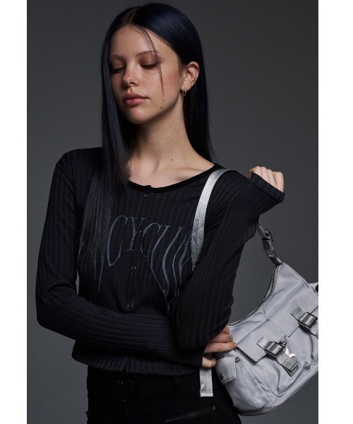 FANCY CLUB（ファンシークラブ）の「A'GEM/9 × .kom 『 FANCY CLUB/ファンシークラブ』 CALM INTENSE SHOULDER BAG/インテンスショルダーバッグ（ショルダーバッグ・レディース・チャコールグレー/ライトグレー・FREE）」の9枚目の写真