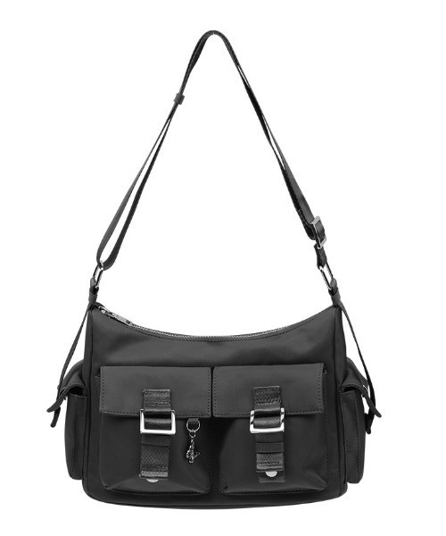 FANCY CLUB（ファンシークラブ）の「A'GEM/9 × .kom 『 FANCY CLUB/ファンシークラブ』 CALM INTENSE SHOULDER BAG/インテンスショルダーバッグ（ショルダーバッグ・レディース・チャコールグレー/ライトグレー・FREE）」の20枚目の写真