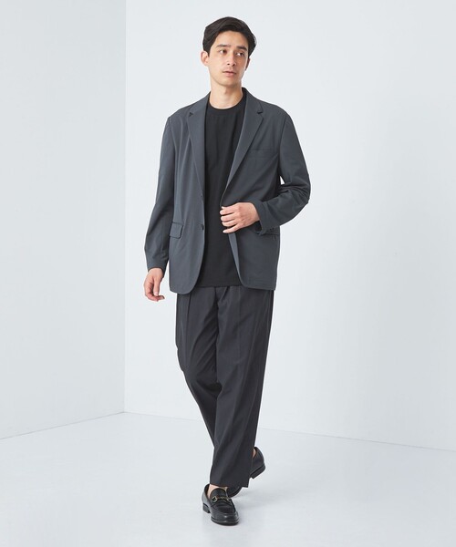 gim（ジム）の「＜gim＞24s リンクス チェック クルーネック Tシャツ -吸水速乾-（Tシャツ/カットソー・メンズ・ブラック/ベージュ/ホワイト・L/S/M）」の17枚目の写真