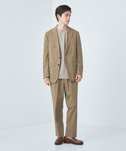 gim（ジム）の「＜gim＞24s リンクス チェック クルーネック Tシャツ -吸水速乾-（Tシャツ/カットソー・メンズ・ブラック/ベージュ/ホワイト・L/S/M）」の8枚目の写真