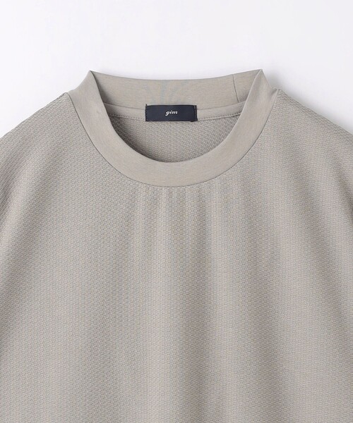 gim（ジム）の「＜gim＞24s リンクス チェック クルーネック Tシャツ -吸水速乾-（Tシャツ/カットソー・メンズ・ブラック/ベージュ/ホワイト・L/S/M）」の18枚目の写真