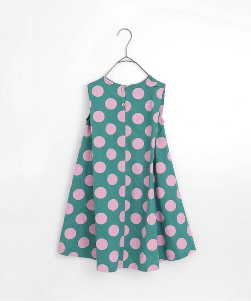 p.premier（ピードットプルミエ）の「イロチ買いしたい総柄フレアワンピース（ワンピース・キッズ・ブラック/レッド/オフホワイト/イエロー/ラベンダー/グリーン/ブルー・120/80/130/140/90/100/110）」の16枚目の写真