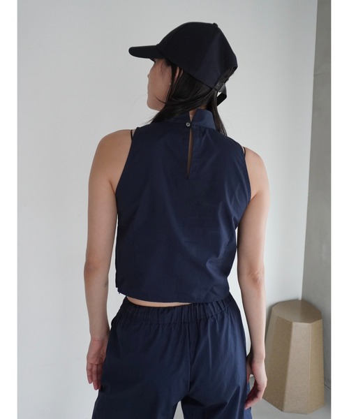 ENCIRCLE(エンサークル)の「【ENCIRCLE/エンサークル】Hi neck top/ハイネックトップ(シャツ/ブラウス・レディース・ネイビー・FREE)」の5枚目の写真