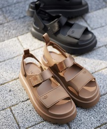 SLOBE IENA | 《WEB限定/追加2》 UGG/アグ GoldenGlow Sandal 1152685-BLK/BRWN(サンダル)