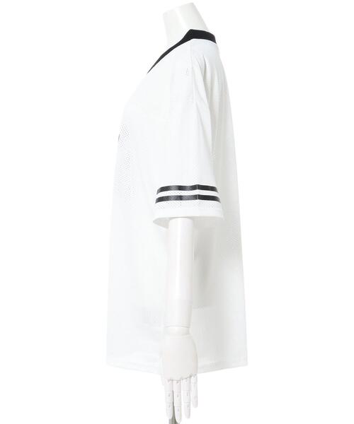 INGNI（イング）の「ナンバリングメッシュチュニック（Tシャツ/カットソー・レディース・ネイビー/ブラック/オフホワイト・M）」の10枚目の写真