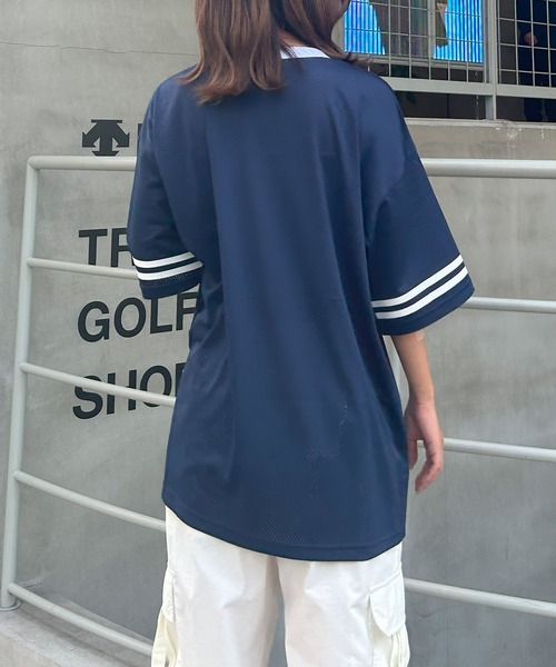 INGNI（イング）の「ナンバリングメッシュチュニック（Tシャツ/カットソー・レディース・ネイビー/ブラック/オフホワイト・M）」の21枚目の写真