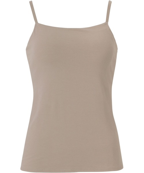 WING（ウイング）の「「シンクロブラトップ 綿混タイプ」　カップ付きキャミソール（インナーウェア/肌着・レディース・ピンク/ネイビー/ベージュ/ダークグレー/ライトブラウン/クリーム/ブラック/バイオレット・M/L/LL/3L/4L/S）」の22枚目の写真