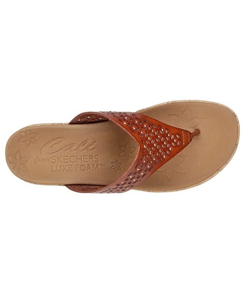 SKECHERS（スケッチャーズ）の「SKECHERS BEVERLEE-PIER STROLL / スケッチャーズ ビバリーピア・ストロール（サンダル・レディース・ブラック/レッド・22cm/23cm/24cm/25cm/26cm/27cm）」の6枚目の写真