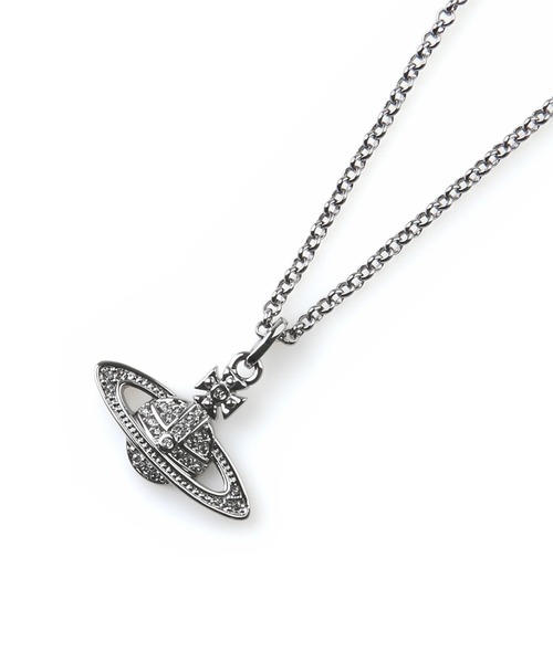 Vivienne Westwood MAN(ヴィヴィアンウエストウッドマン)の「"MAN MINI BAS RELIEF ORB" ネックレス【249814 MBRP2】(ネックレス・メンズ・シルバー/ガンメタ/ゴールド・FREE)」の9枚目の写真