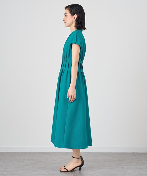 サッカーストレッチパフ袖 ワンピース（ワンピース）｜ANAYI（アナイ）