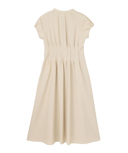 サッカーストレッチパフ袖 ワンピース（ワンピース）｜ANAYI（アナイ）