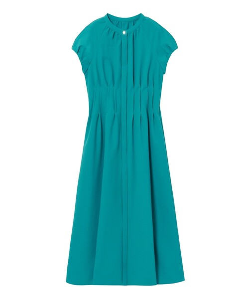 サッカーストレッチパフ袖 ワンピース（ワンピース）｜ANAYI（アナイ）