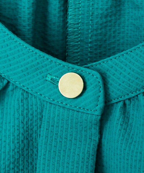 サッカーストレッチパフ袖 ワンピース（ワンピース）｜ANAYI（アナイ）