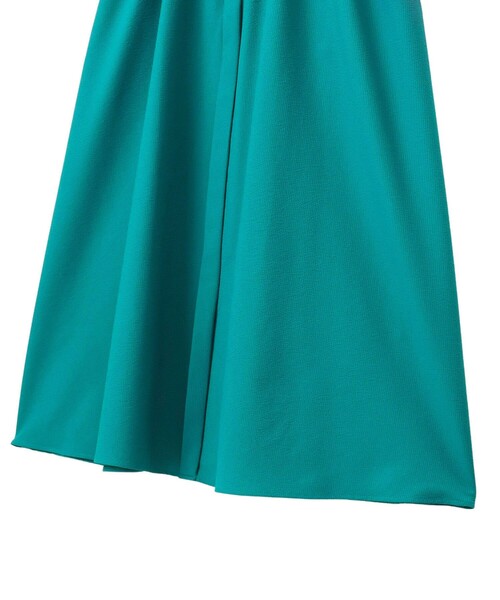 サッカーストレッチパフ袖 ワンピース（ワンピース）｜ANAYI（アナイ）