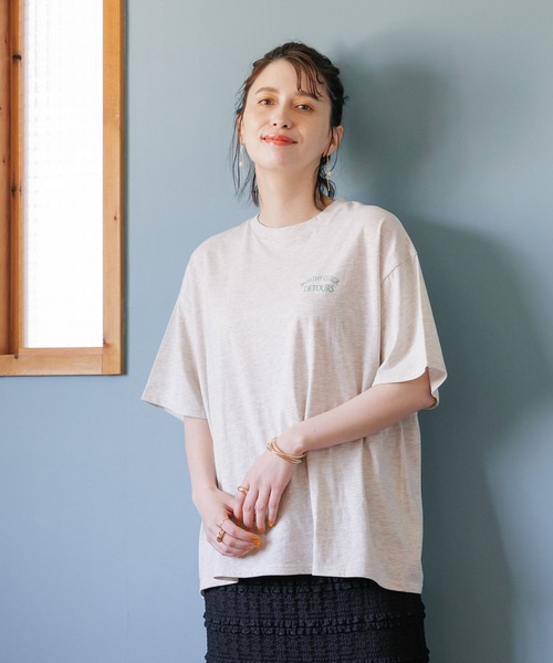 studio CLIP（スタディオクリップ）の「アソートヴィンテージライクTシャツ（Tシャツ/カットソー・レディース・ナチュラル/オフホワイト/ライトグレー/オレンジ・FREE）」の8枚目の写真