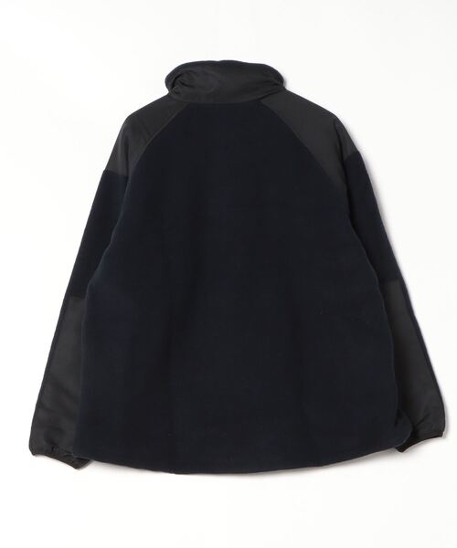 URU（ウル）の「URU / ウル：WOOL CASHMERE FLEECE - ZIP UP BLOUSON：23FWCF02[COR]（ブルゾン・メンズ・ダークネイビー・2）」の2枚目の写真