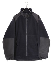 URU（ウル）の「URU / ウル：WOOL CASHMERE FLEECE - ZIP UP BLOUSON：23FWCF02[COR]（ブルゾン）」