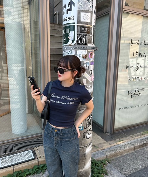 RiLi（リリ）の「キラキラスタッズデニム【RL】（デニムパンツ・レディース・ブルー・M/S/XS）」の6枚目の写真
