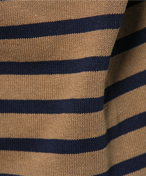 ORCIVAL（オーシバル）の「【ORCIVAL】オーシバルボーダープルオーバー（Tシャツ/カットソー・メンズ・ホワイト/ネイビー/レッド/ベージュ・MEDIUM/LARGE）」の14枚目の写真