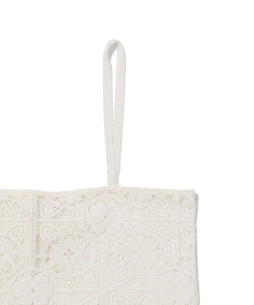 ROPE' PICNIC（ロペピクニック）の「レイヤードレースビスチェ（キャミソール・レディース・ブラック/オフホワイト/イエロー系その他3・FREE）」の7枚目の写真