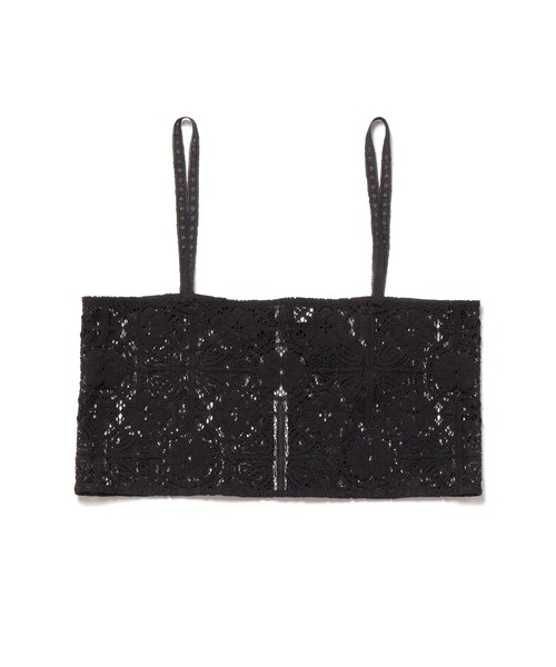 ROPE' PICNIC（ロペピクニック）の「レイヤードレースビスチェ（キャミソール・レディース・ブラック/オフホワイト/イエロー系その他3・FREE）」の12枚目の写真