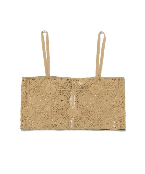 ROPE' PICNIC（ロペピクニック）の「レイヤードレースビスチェ（キャミソール・レディース・ブラック/オフホワイト/イエロー系その他3・FREE）」の14枚目の写真