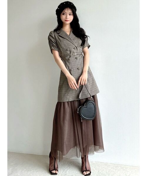 RESEXXY（リゼクシー）の「ハートコンパクトバッグ（ショルダーバッグ・レディース・ブラック/レッド・FREE）」の6枚目の写真