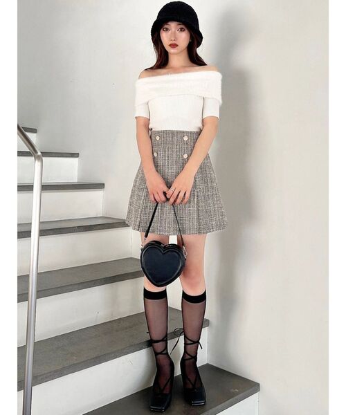 RESEXXY（リゼクシー）の「ハートコンパクトバッグ（ショルダーバッグ・レディース・ブラック/レッド・FREE）」の19枚目の写真