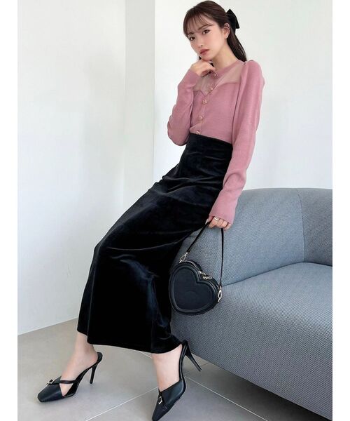 RESEXXY（リゼクシー）の「ハートコンパクトバッグ（ショルダーバッグ・レディース・ブラック/レッド・FREE）」の18枚目の写真