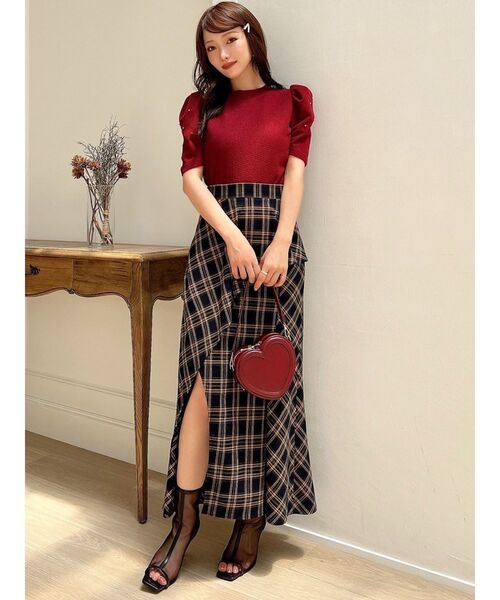 RESEXXY（リゼクシー）の「ハートコンパクトバッグ（ショルダーバッグ・レディース・ブラック/レッド・FREE）」の15枚目の写真