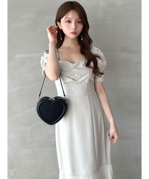 RESEXXY（リゼクシー）の「ハートコンパクトバッグ（ショルダーバッグ・レディース・ブラック/レッド・FREE）」の9枚目の写真