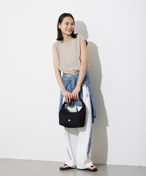 JOURNAL STANDARD(ジャーナルスタンダード)の「《追加4》汗ジミ防止天竺ノースリーブ(Tシャツ/カットソー・レディース・グレー/ホワイト/ブラック・FREE)」の20枚目の写真