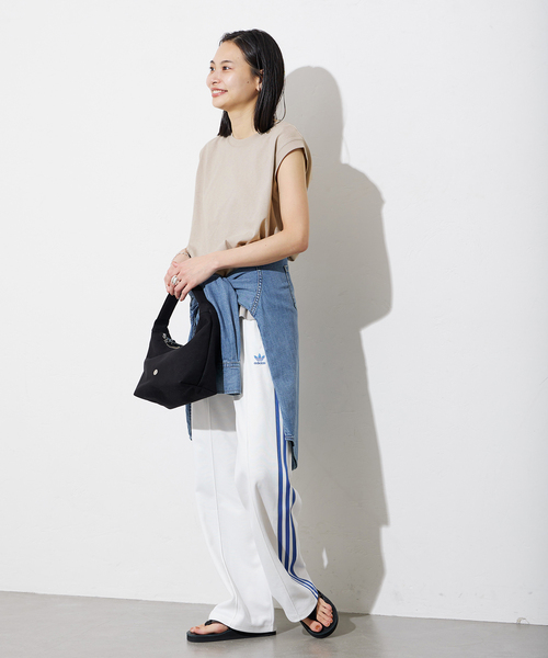 JOURNAL STANDARD(ジャーナルスタンダード)の「《追加4》汗ジミ防止天竺ノースリーブ(Tシャツ/カットソー・レディース・グレー/ホワイト/ブラック・FREE)」の19枚目の写真