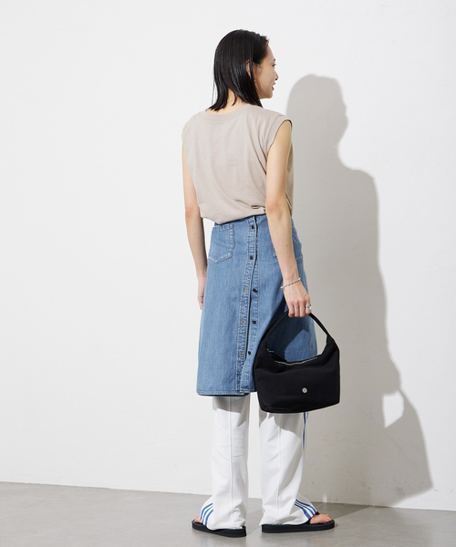 JOURNAL STANDARD(ジャーナルスタンダード)の「《追加4》汗ジミ防止天竺ノースリーブ(Tシャツ/カットソー・レディース・グレー/ホワイト/ブラック・FREE)」の18枚目の写真