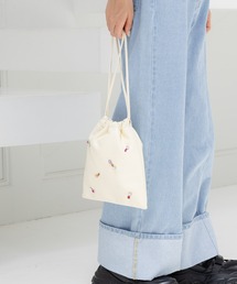 LAKOLE | ビジュー巾着ショルダーバッグ / 132248(ショルダーバッグ)