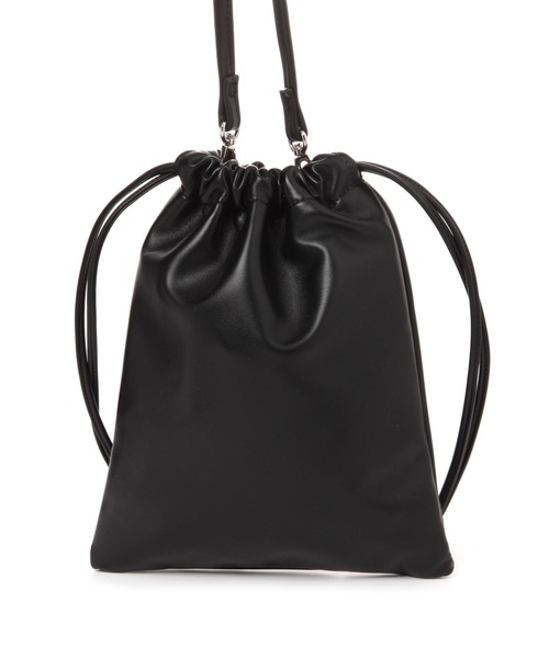 LAKOLE（ラコレ）の「ビジュー巾着ショルダーバッグ / 132248（ショルダーバッグ・レディース・ブラック/オフホワイト・FREE）」の11枚目の写真